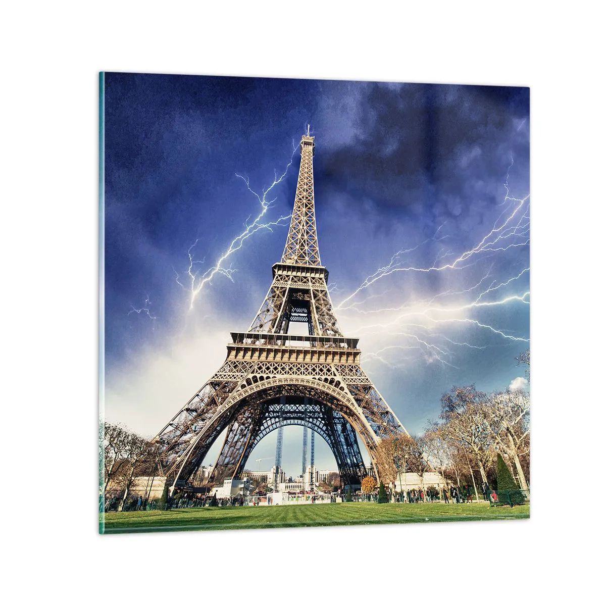 Cuadro sobre vidrio - Impresiones sobre Vidrio - Reina sobre las tormentas - 50x50 cm