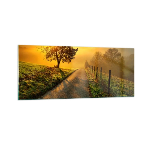 Cuadro sobre vidrio - Impresiones sobre Vidrio - Tarde melosa - 100x40 cm