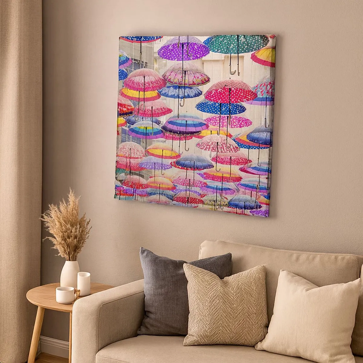 Cuadro sobre lienzo - Impresión de Imagen - Pradera urbana - 30x30 cm