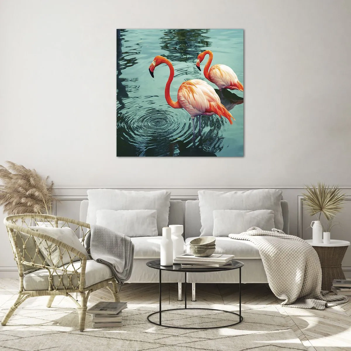 Cuadro sobre vidrio - Impresiones sobre Vidrio - Estamos de moda - 70x70 cm