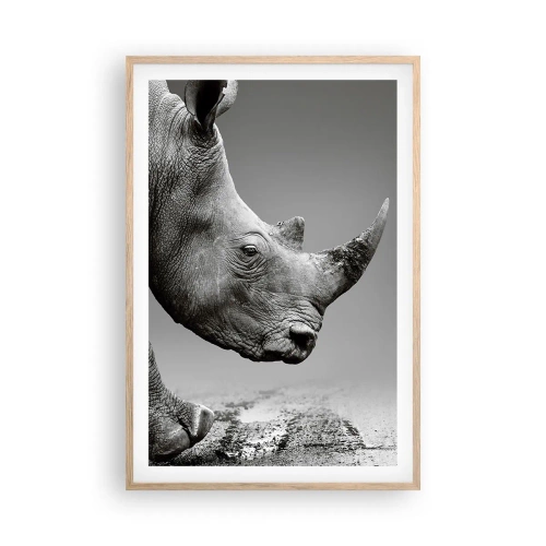 Póster en marco roble claro - Fuerza imparable - 61x91 cm
