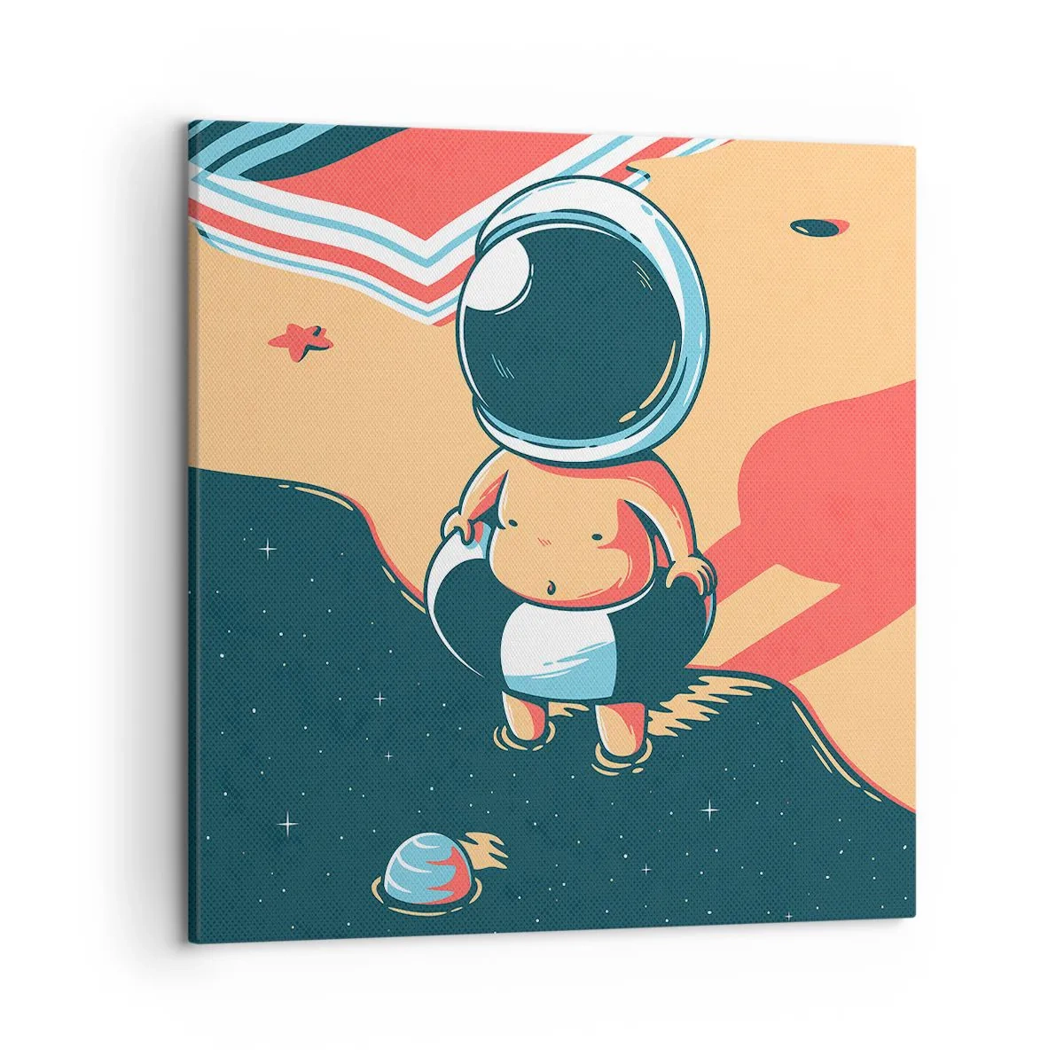 Cuadro sobre lienzo - Impresión de Imagen - Desde una perspectiva diferente - 50x50 cm