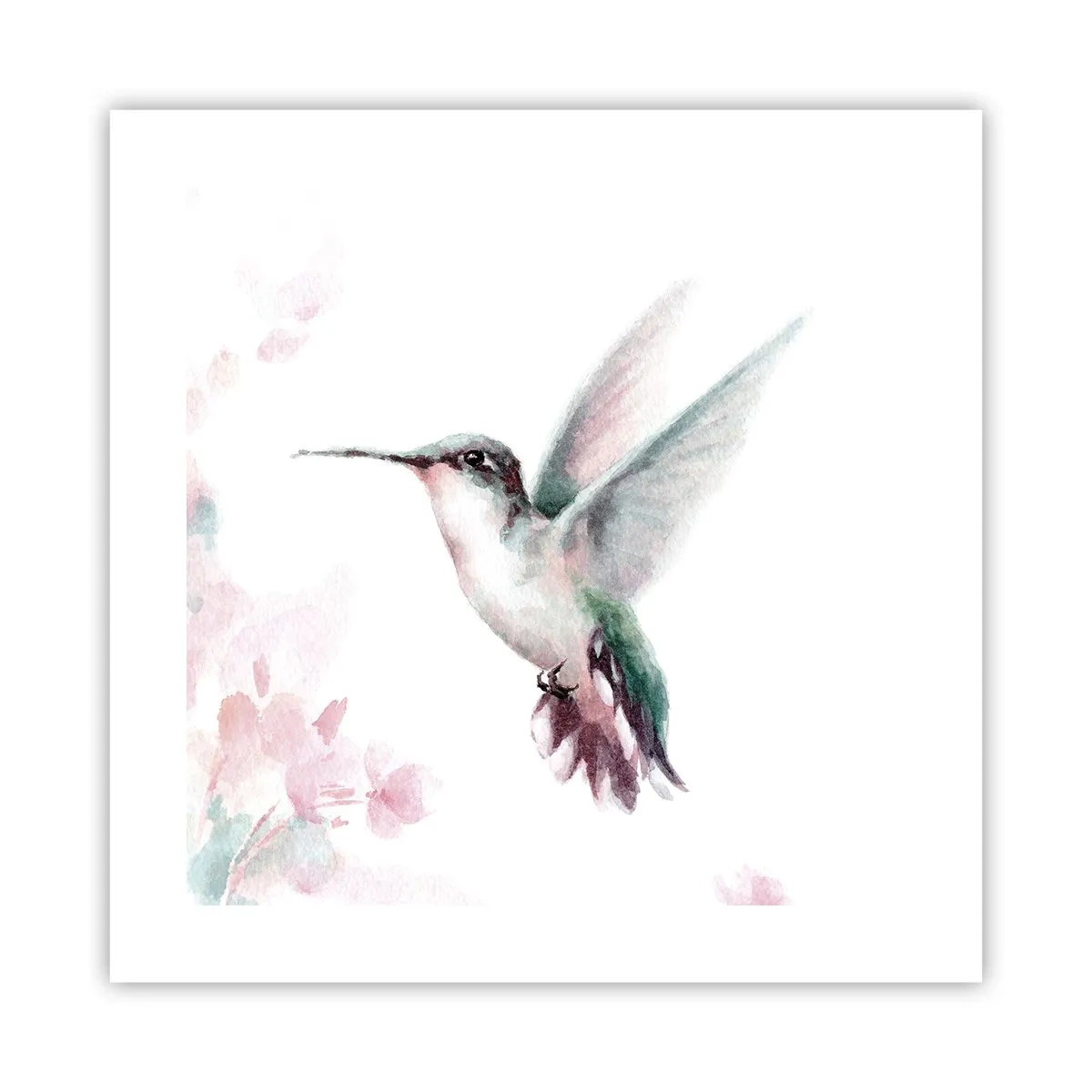 Póster - Plasmando el aleteo - 40x40 cm