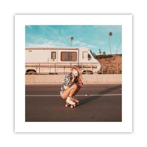 Póster - ¡Sonrían, por favor! - 40x40 cm