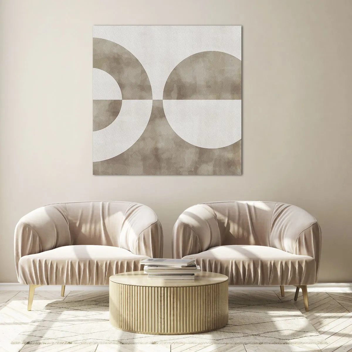 Cuadro sobre vidrio - Impresiones sobre Vidrio - Similitudes y diferencias - 60x60 cm