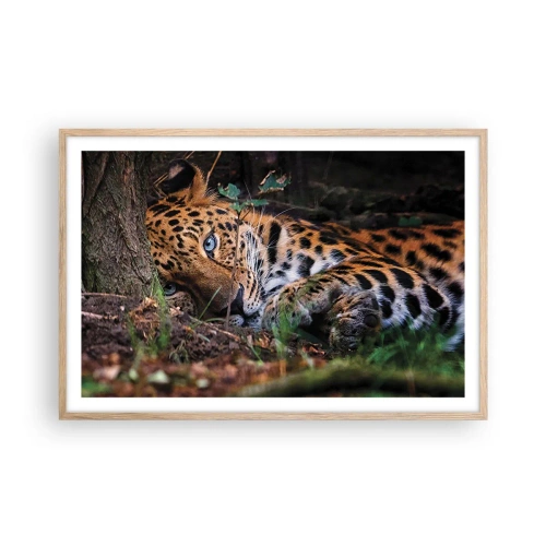 Póster en marco roble claro - Confía en mí - 91x61 cm