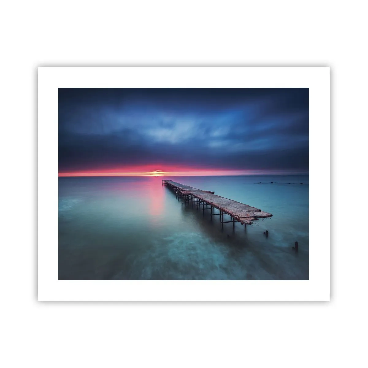 Póster - Entre el cielo y el agua - 50x40 cm