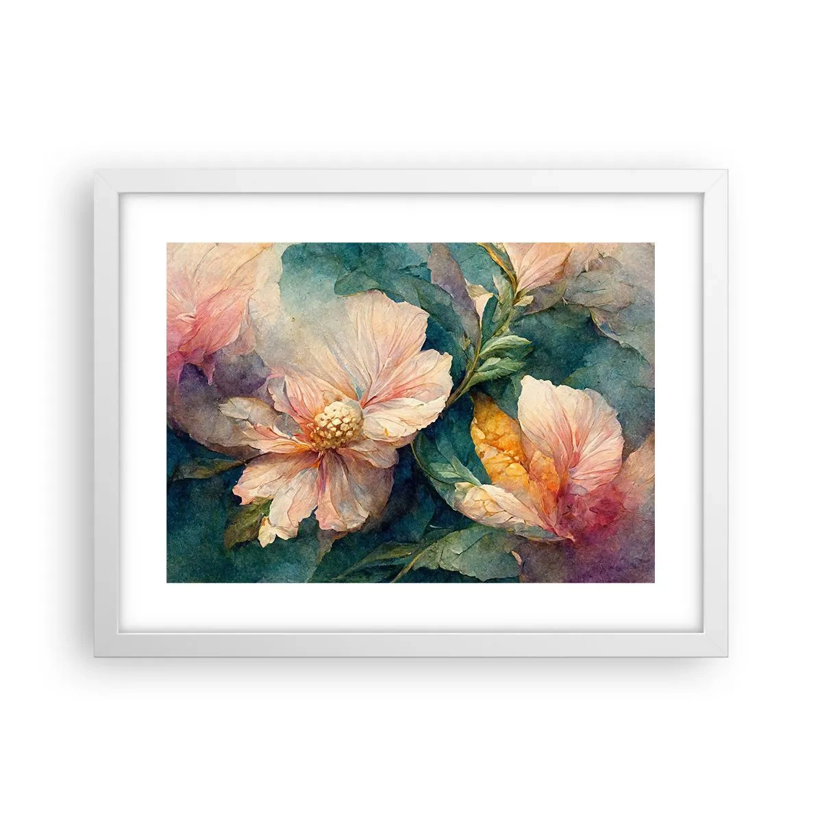 Póster en marco blanco - La sutileza misma - 40x30 cm