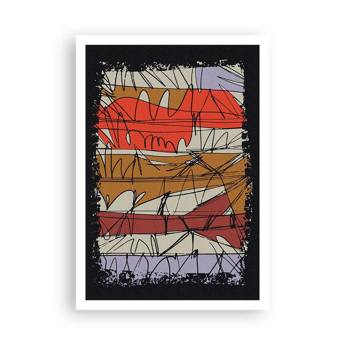 Póster - Composición espontánea - 70x100 cm