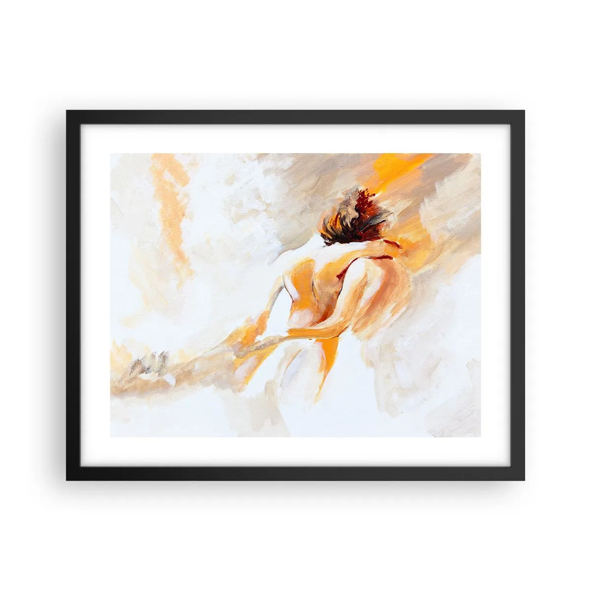 Póster en marco negro - En un cielo de cercanía - 50x40 cm