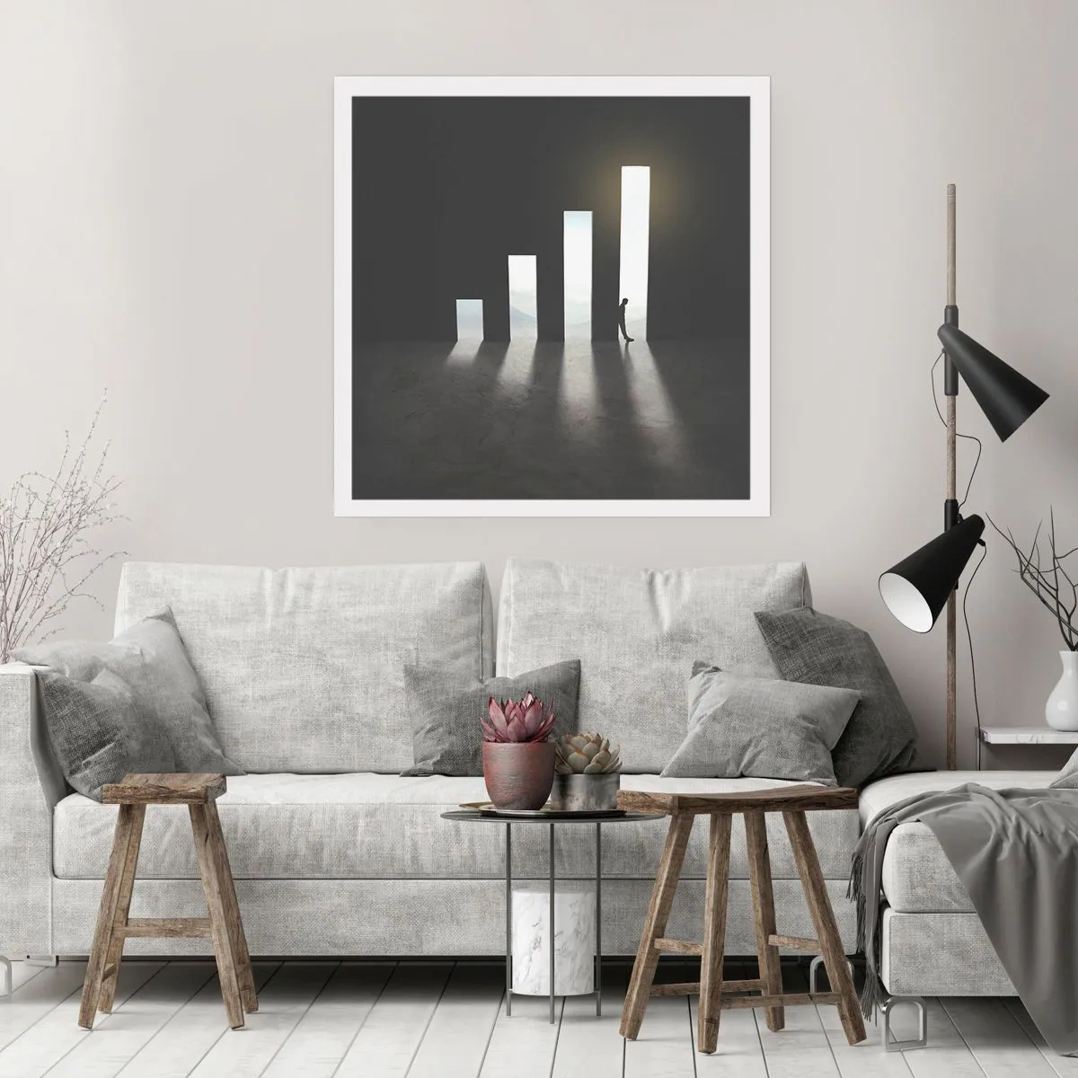 Póster - El camino del éxito - 50x50 cm