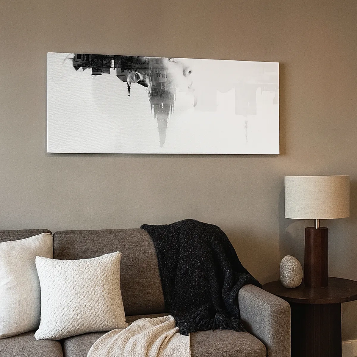 Cuadro sobre lienzo - Impresión de Imagen - A ambos lados del cristal - 30x30 cm