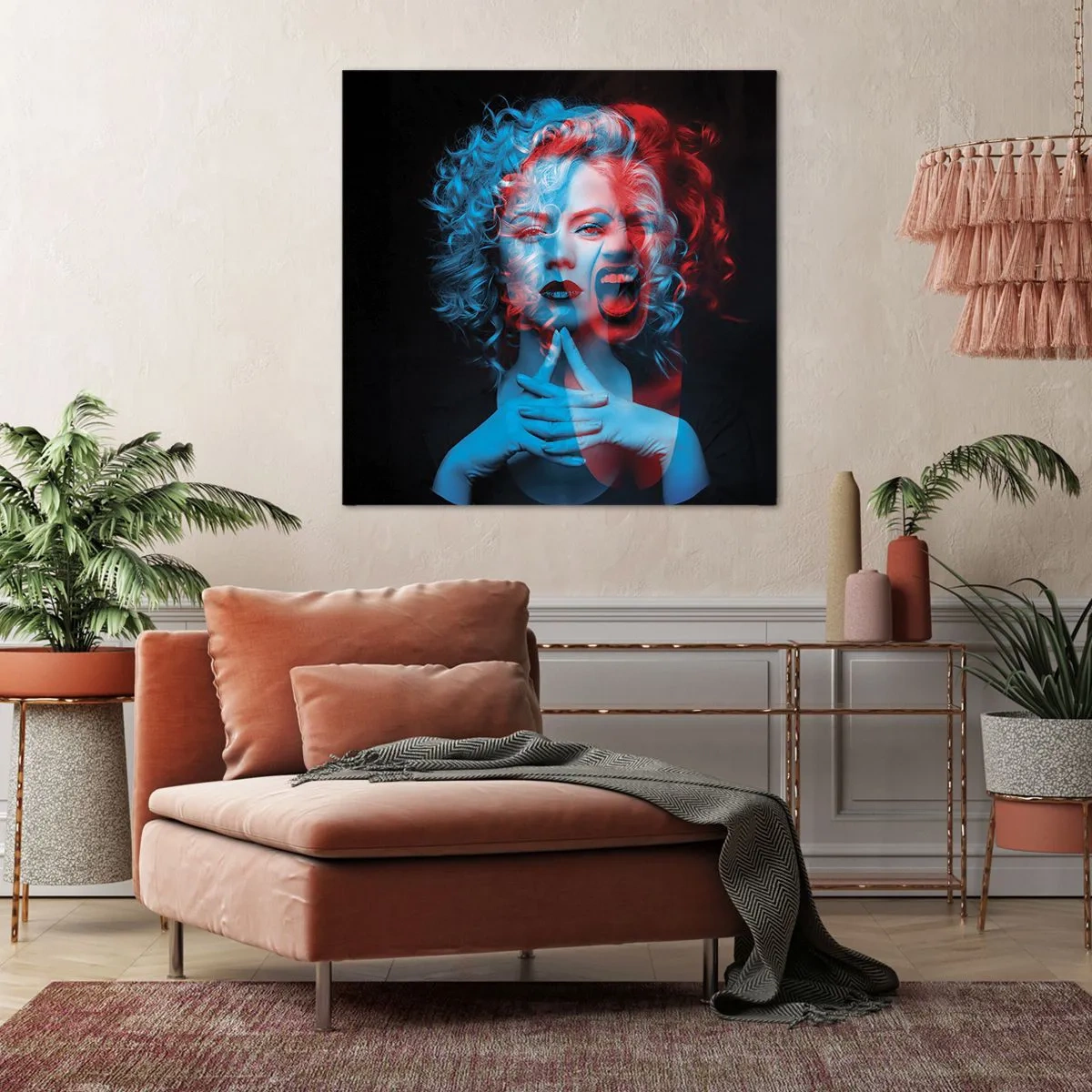 Cuadro sobre lienzo - Impresión de Imagen - Alter ego - 70x70 cm