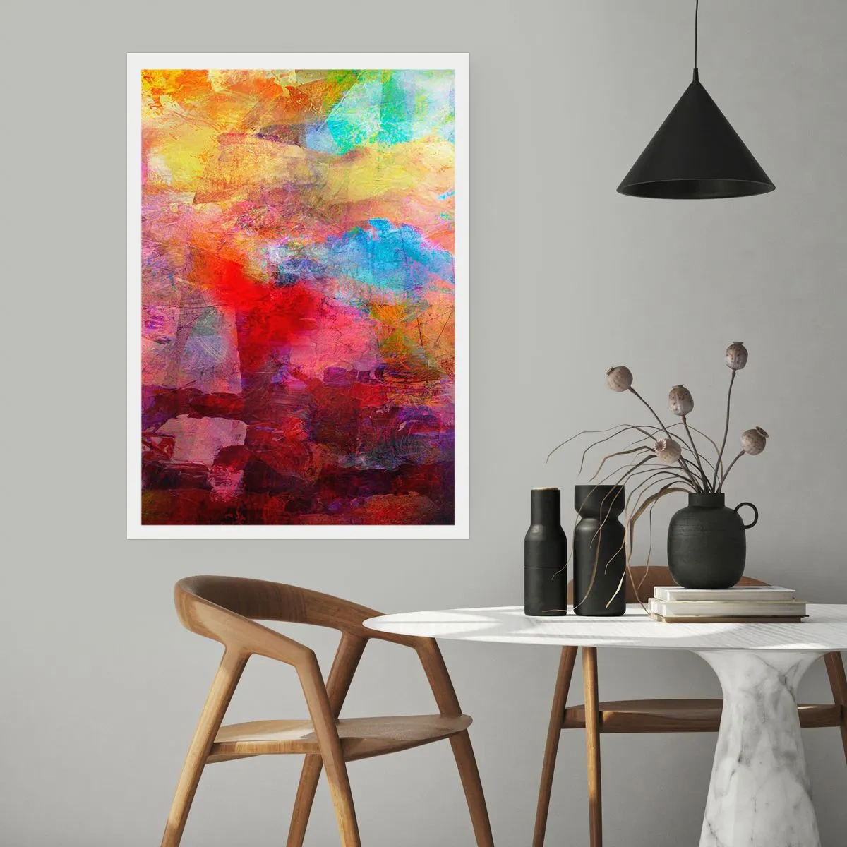 Póster - Mira dentro del arco iris - 70x100 cm