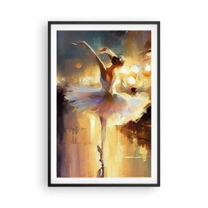 Póster en marco negro - Un milagro en la calle - 61x91 cm