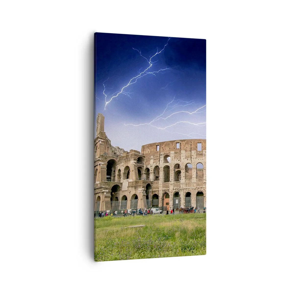 Cuadro sobre lienzo - Impresión de Imagen - Arena de guerreros - 55x100 cm