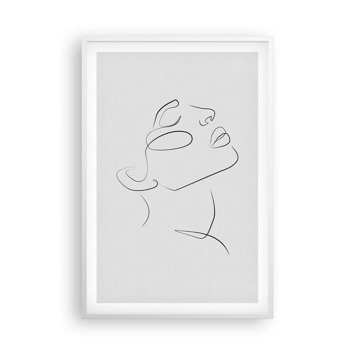 Póster en marco blanco - Meandros de un sueño - 61x91 cm