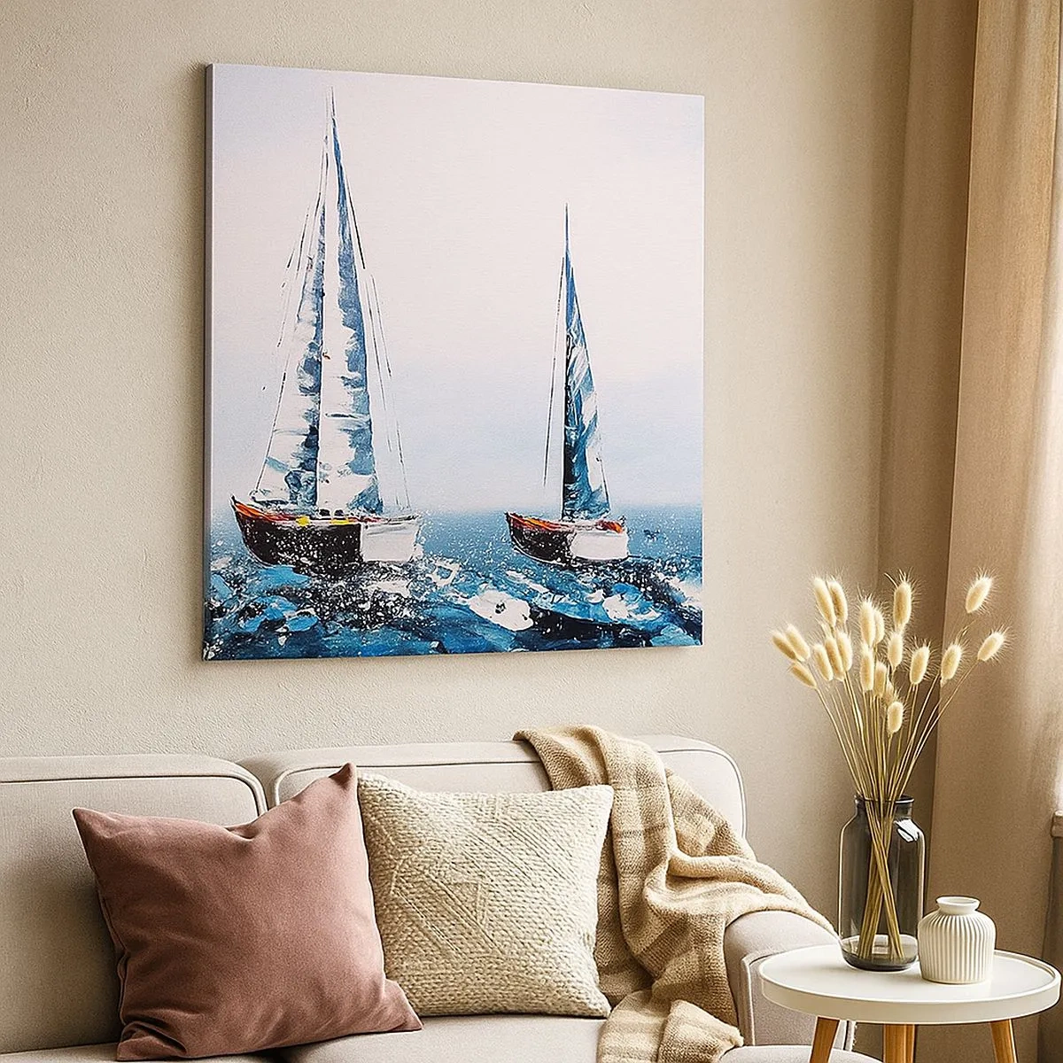 Cuadro sobre lienzo - Impresión de Imagen - Hermandad del viento - 30x30 cm