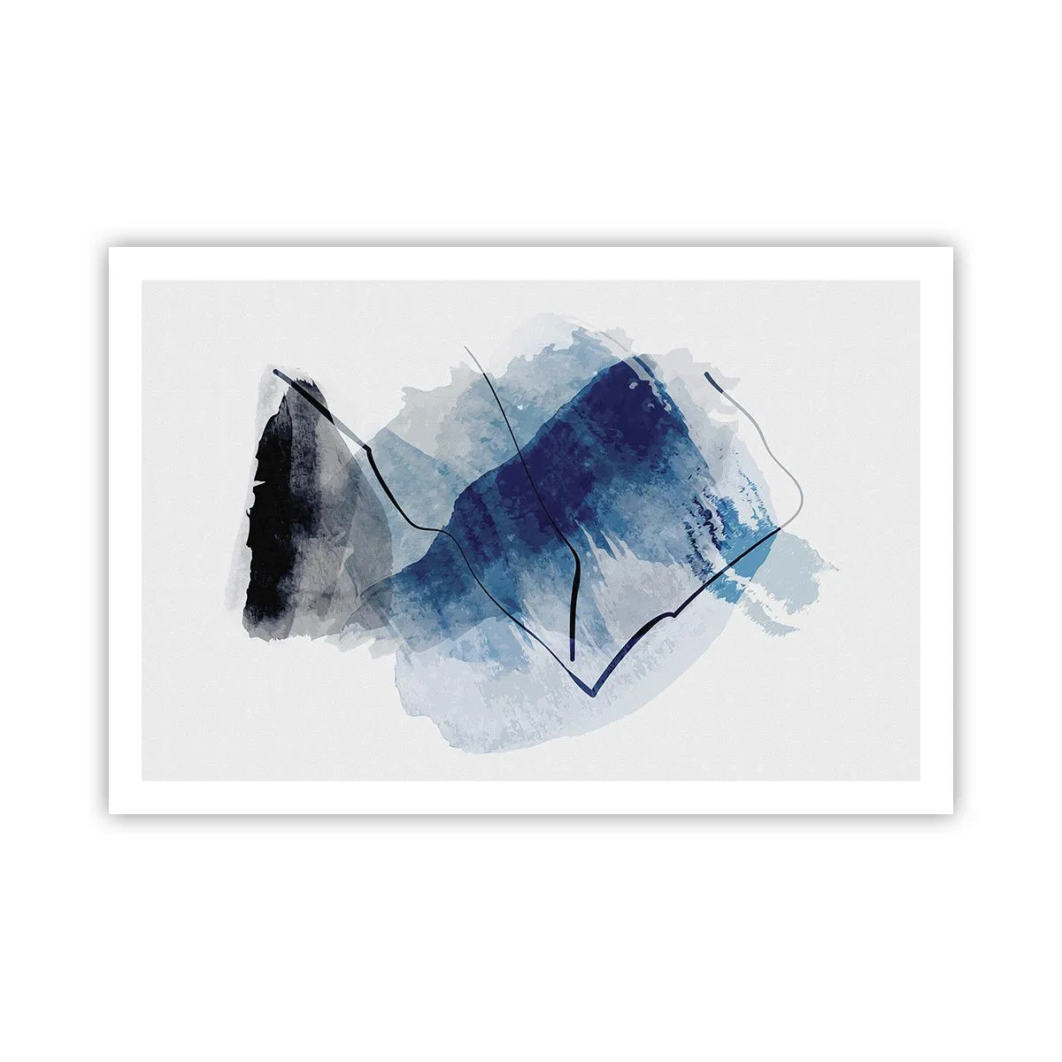 Póster - Montaña helada - 91x61 cm