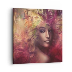 Cuadro sobre lienzo - Impresión de Imagen - ¡Aquí estoy! - 40x40 cm