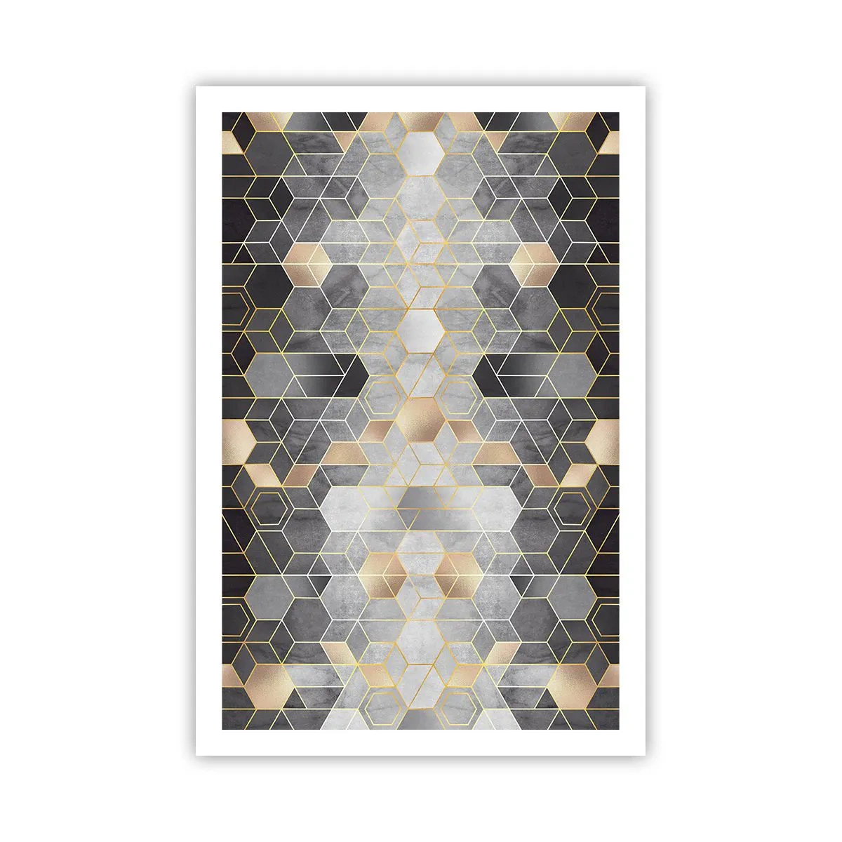 Póster - Composición de diamantes - 61x91 cm