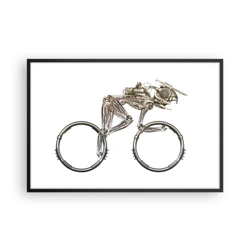 Póster en marco negro - Una magnífica máquina - 91x61 cm