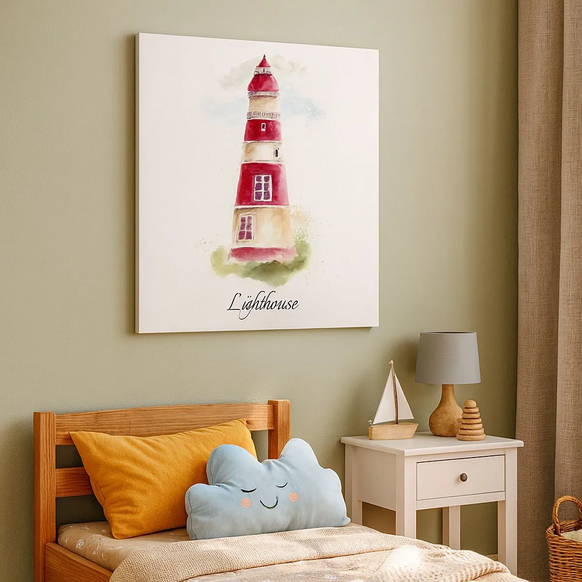 Cuadro sobre lienzo - Impresión de Imagen - Siempre observando - 30x30 cm