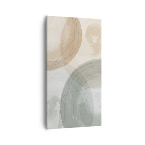 Cuadro sobre lienzo - Impresión de Imagen - Mundos que se entrecruzan - 55x100 cm