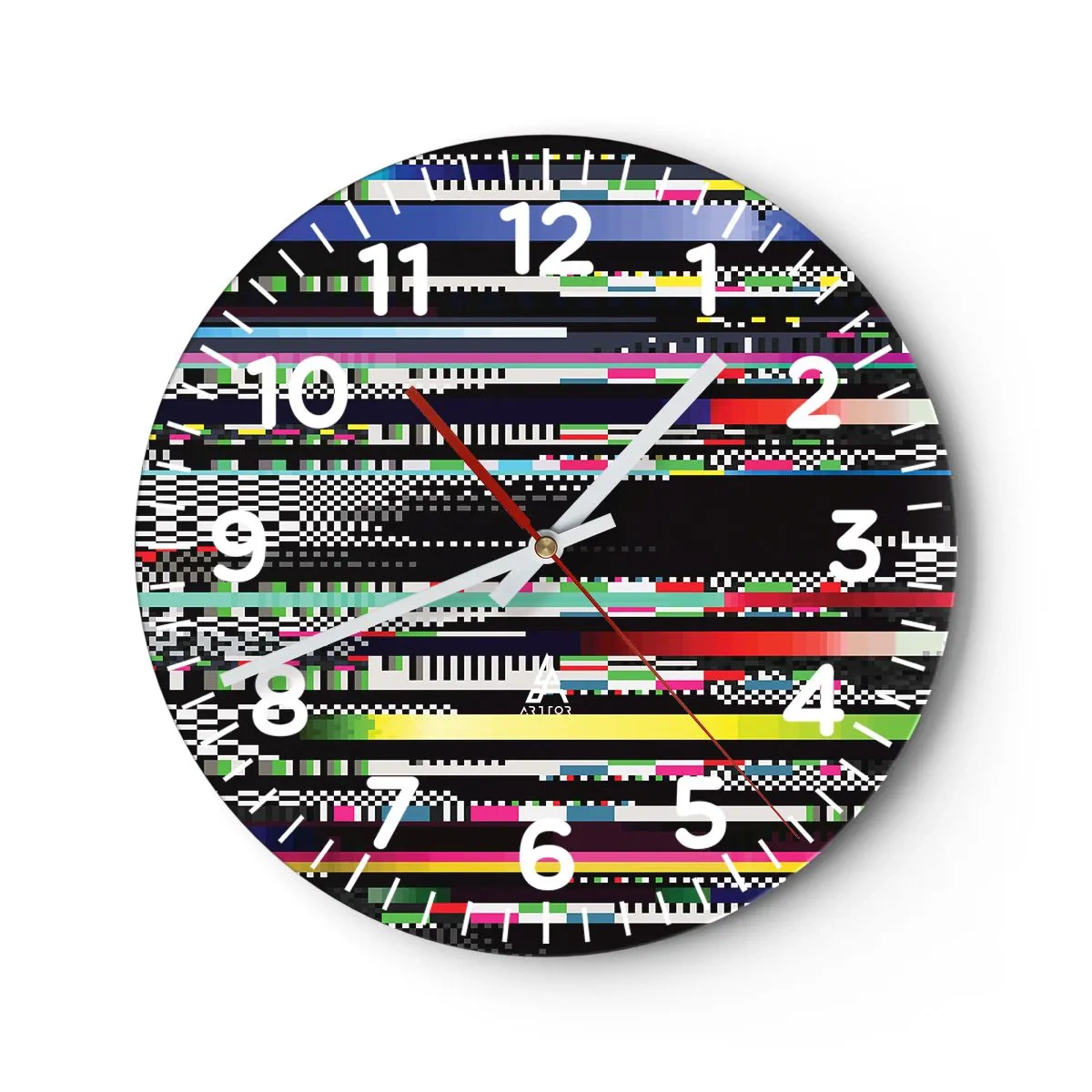 Reloj de pared - Reloj de vidrio - Una imagen de otra realidad - 30x30 cm