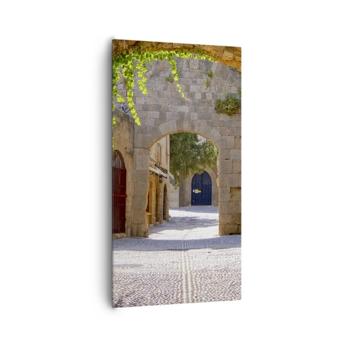 Cuadro sobre lienzo - Impresión de Imagen - La procesión está a punto de aparecer. - 65x120 cm