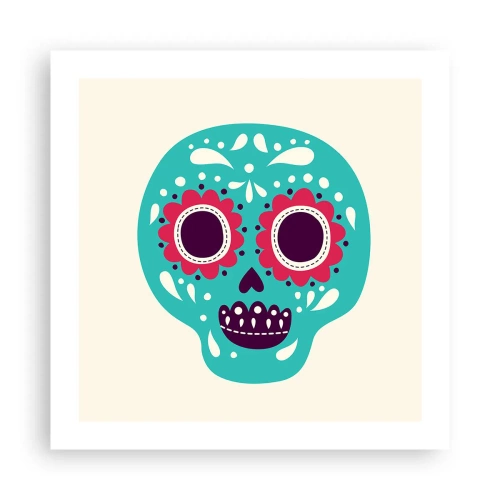 Póster - La vida: diversión hasta la muerte - 50x50 cm