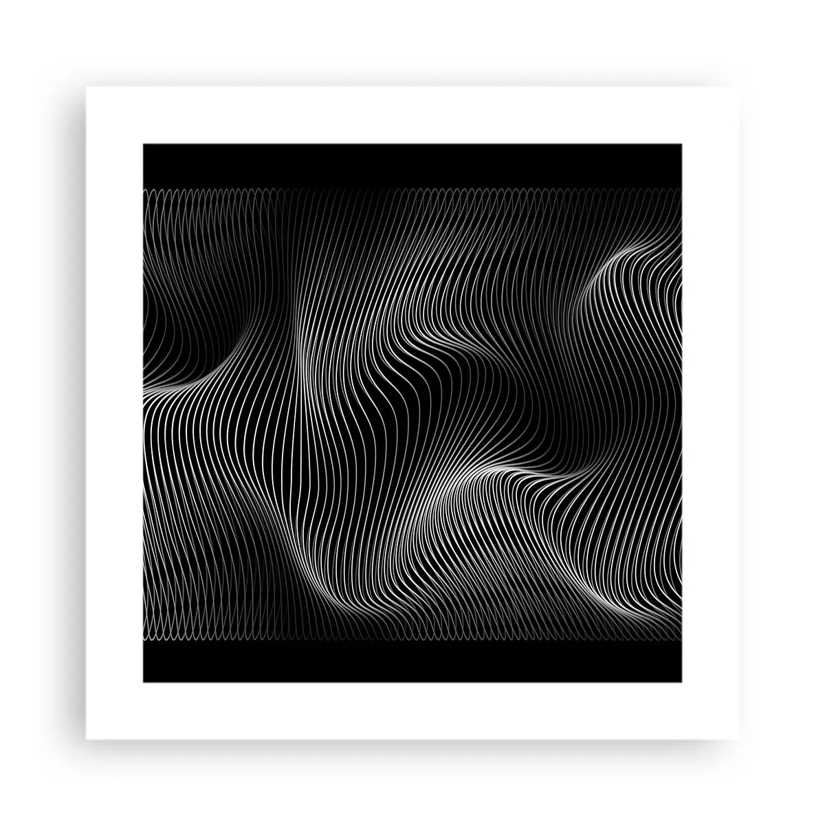 Póster - La danza de la luz en el espacio - 40x40 cm