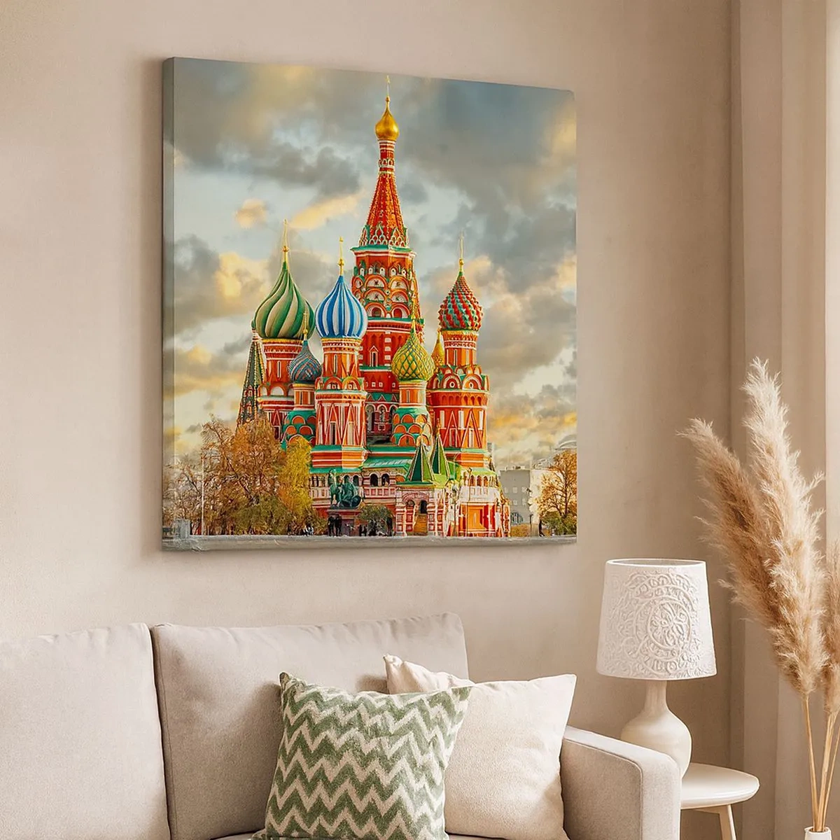 Cuadro sobre lienzo - Impresión de Imagen - Palacio de ensueño - 30x30 cm