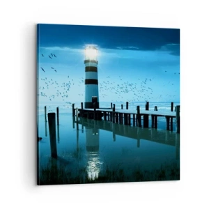 Cuadro sobre lienzo - Impresión de Imagen - Sin miedo a la oscuridad - 60x60 cm