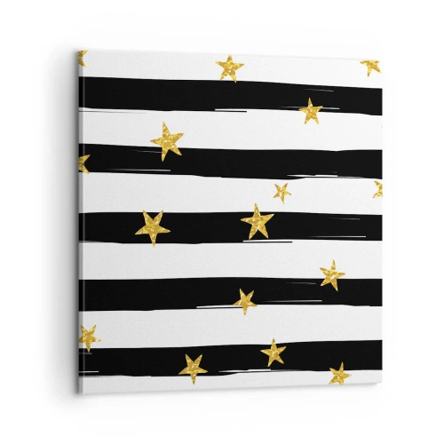 Cuadro sobre lienzo - Impresión de Imagen - Todos hemos nacido bajo una estrella de la suerte - 60x60 cm