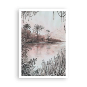 Póster - Diario de un explorador del siglo XIX - 70x100 cm