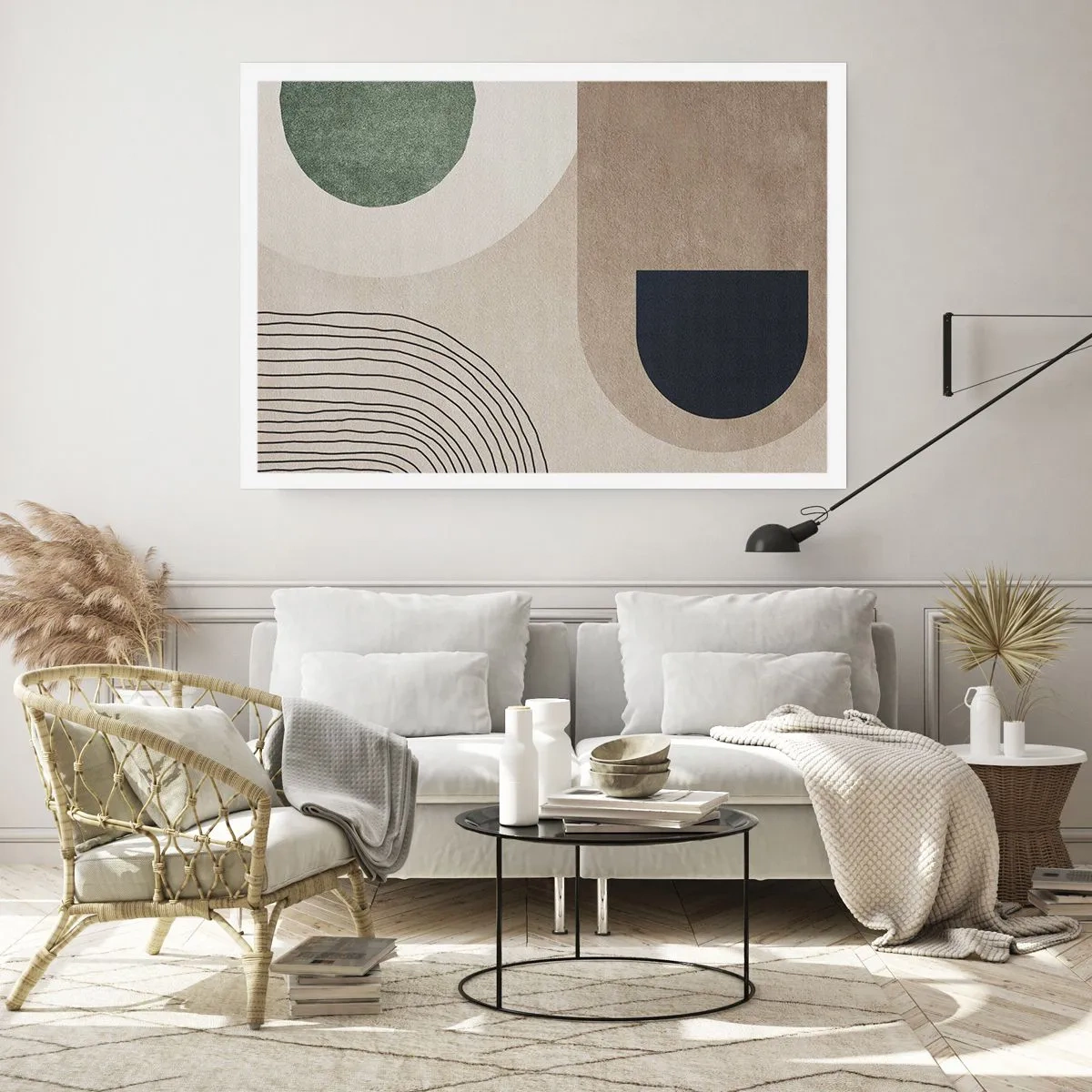 Póster - La delicadeza de un óvalo - 50x40 cm