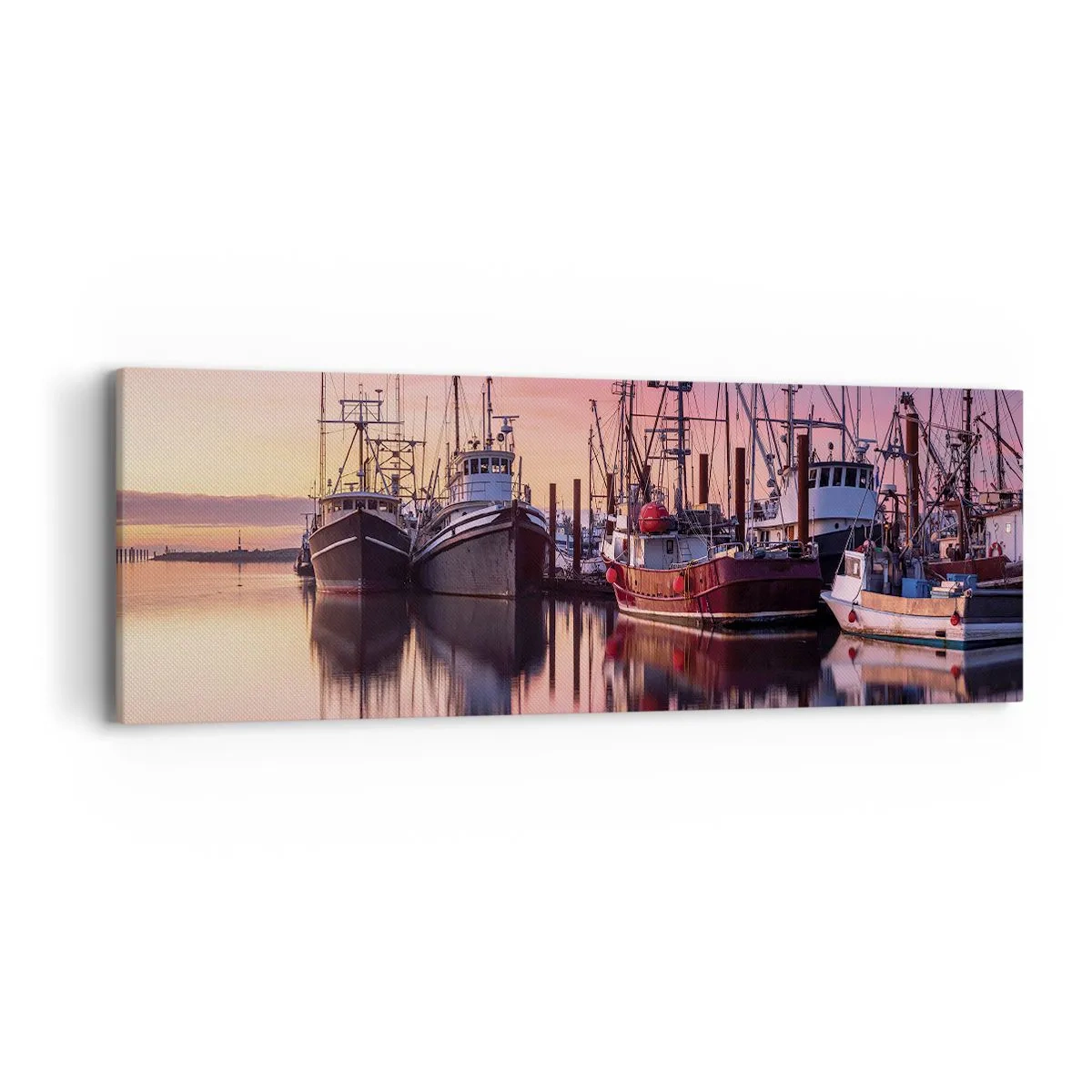 Cuadro sobre lienzo - Impresión de Imagen - Descanso antes de partir - 90x30 cm