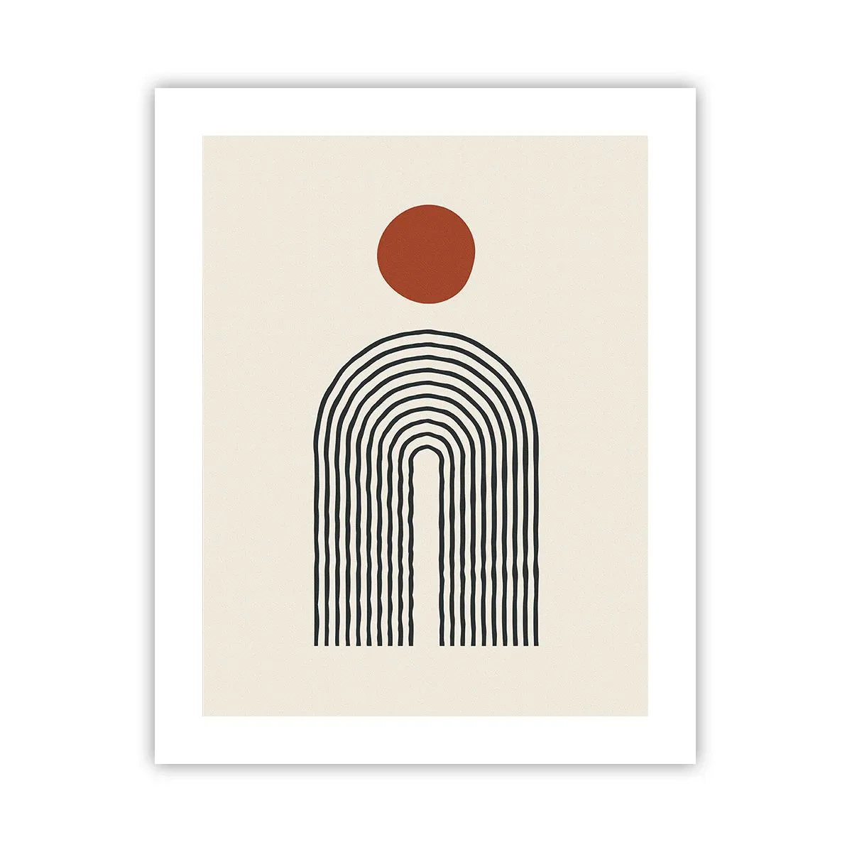 Póster - Magnetismo de formas y colores - 40x50 cm