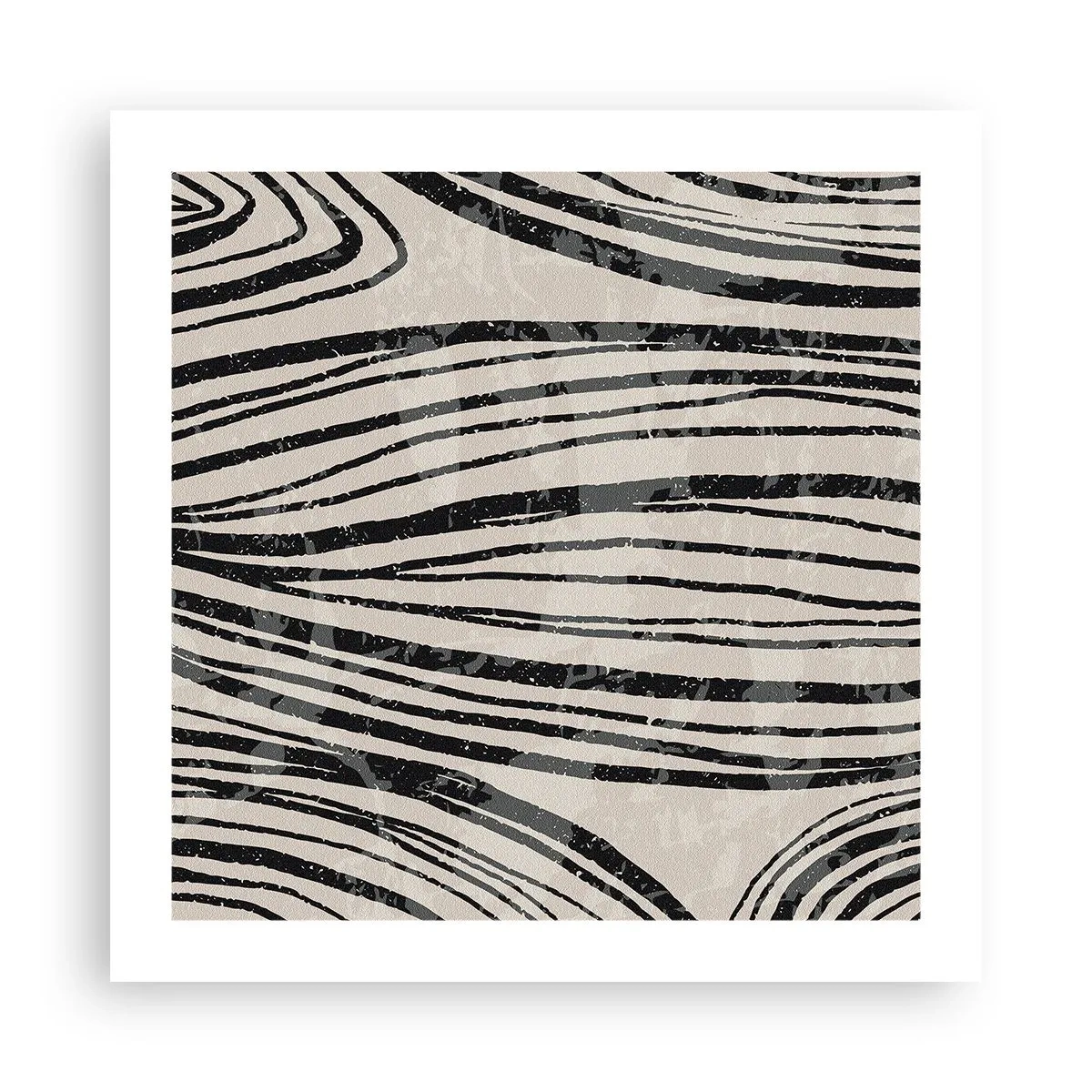 Póster - Salpicadura de líneas - 50x50 cm