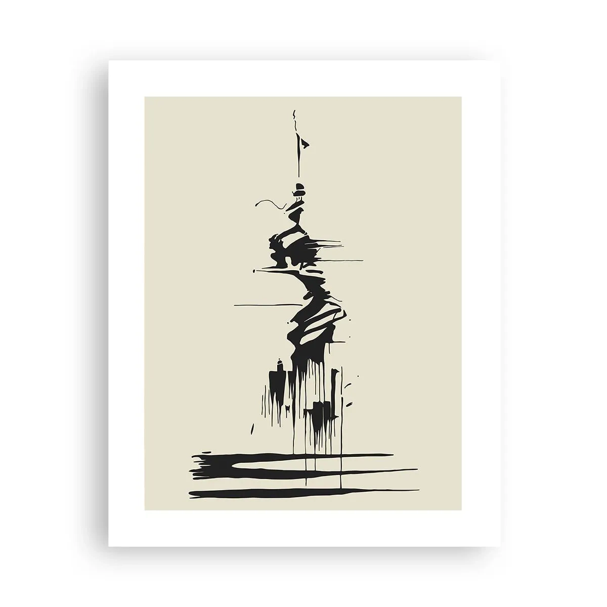 Póster - Abstracción apresurada - 40x50 cm