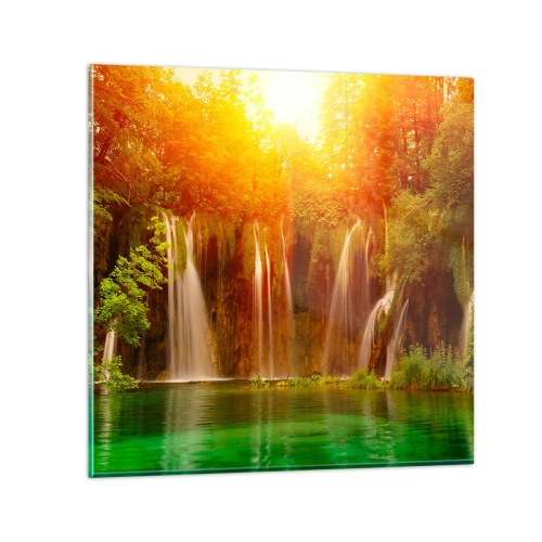 Cuadro sobre vidrio - Impresiones sobre Vidrio - Sol y sombra - 50x50 cm