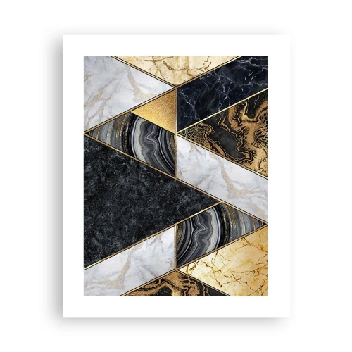 Póster - Collage de piedras - 40x50 cm