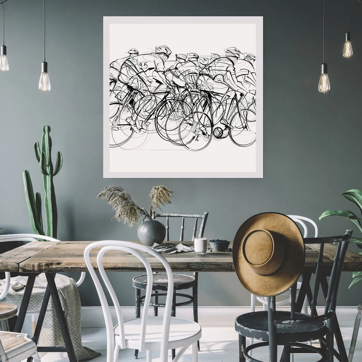 Póster - Juntos como un equipo - 40x40 cm
