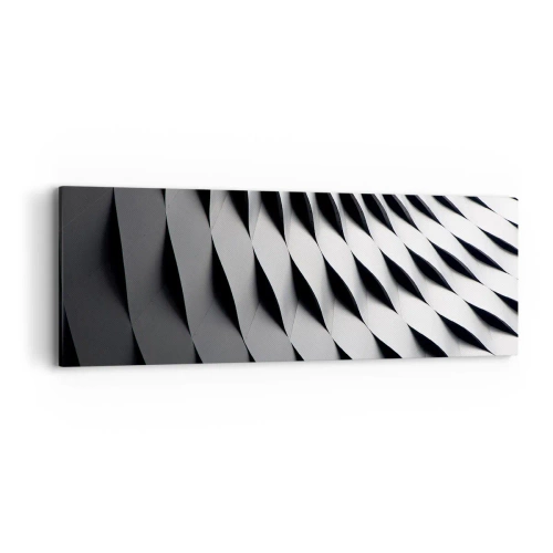 Cuadro sobre lienzo - Impresión de Imagen - En la superficie de las ondas - 90x30 cm
