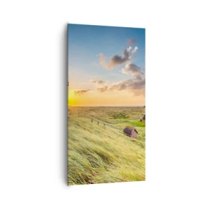 Cuadro sobre lienzo - Impresión de Imagen - Entre las olas - 65x120 cm