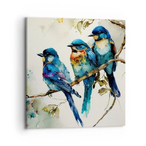 Cuadro sobre lienzo - Impresión de Imagen - ¿Ofendido? - 70x70 cm