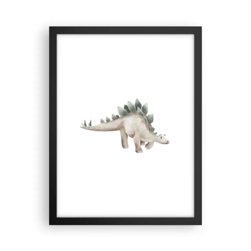 Póster en marco negro - Un amigo de otro tiempo - 30x40 cm