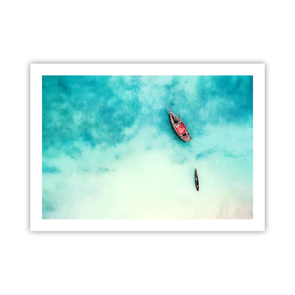 Póster - Porque en las playas de Zanzíbar, cuando las aguas se desbordan... - 70x50 cm