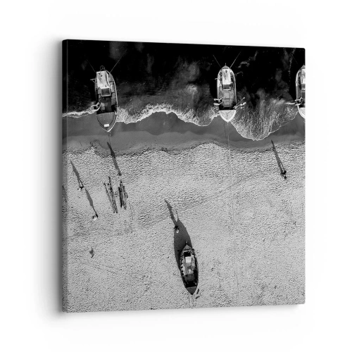 Cuadro sobre lienzo - Impresión de Imagen - Aún en la orilla... - 30x30 cm